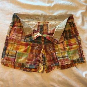 Talbots Madras Daily Shorts